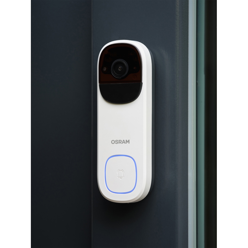 Osram - Campanello video intelligente con sensore 2K SMART+ 230V IP66 Wi-Fi