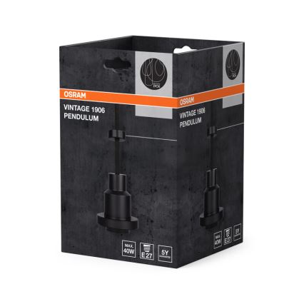 Osram - Cavo di alimentazione PENDULUM 1xE27/40W/230V nero