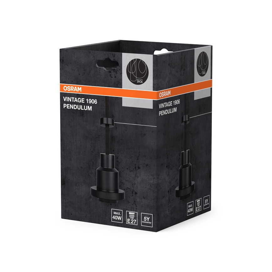 Osram - Cavo di alimentazione PENDULUM 1xE27/40W/230V nero
