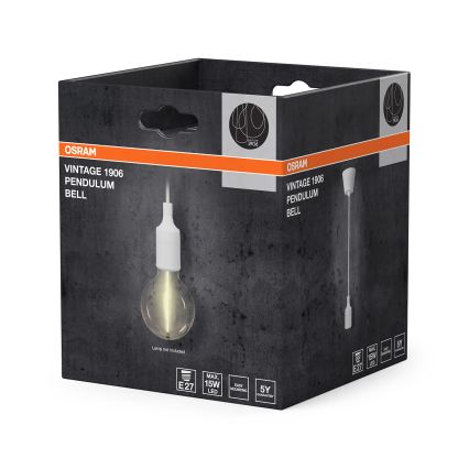 Osram - Cavo di alimentazione PENDULUM BELL 1xE27/15W/230V bianco