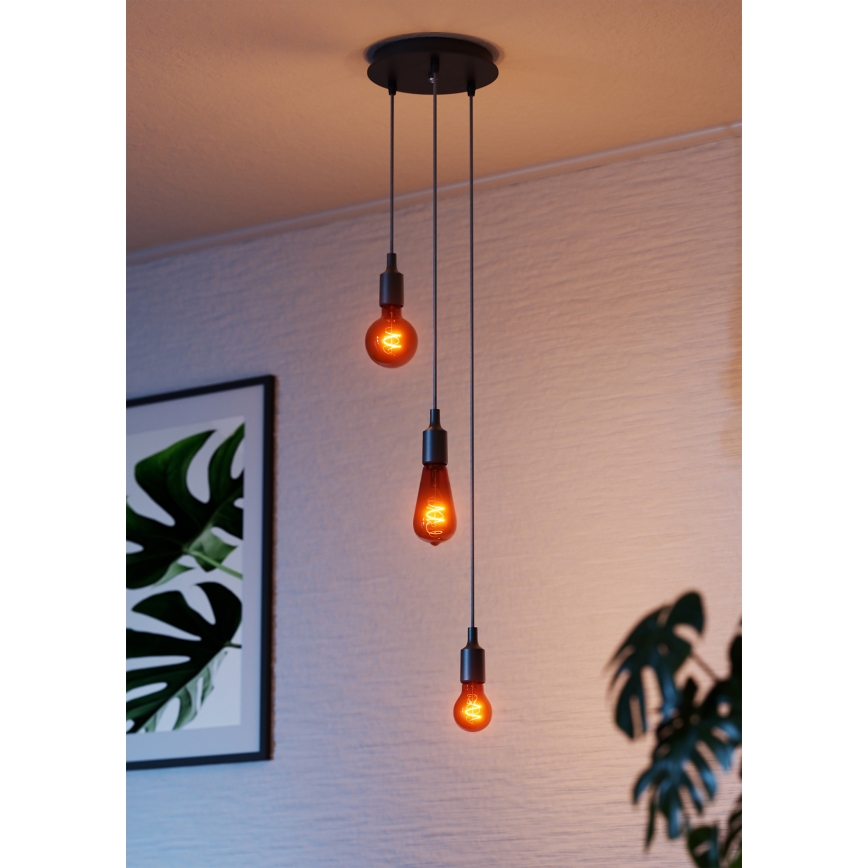 Osram - Cavo di alimentazione PENDULUM BELL 1xE27/15W/230V nero