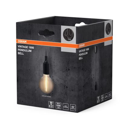 Osram - Cavo di alimentazione PENDULUM BELL 1xE27/15W/230V nero