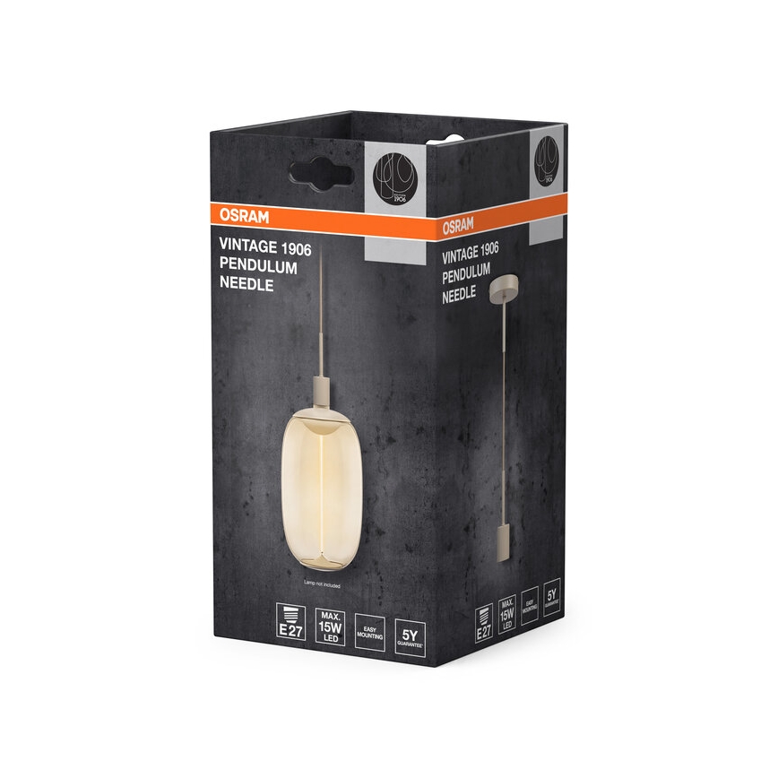 Osram - Cavo di alimentazione PENDULUM NEEDLE 1xE27/15W/230V beige