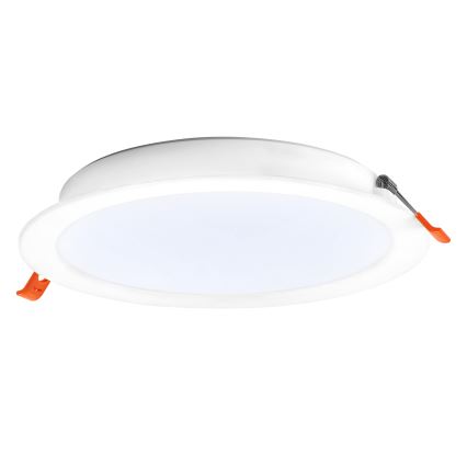 Osram - Set da 6 faretti da incasso LED ESSENTIAL, 18 W, 230 V, 6500 K, Ø 22 cm, bianco