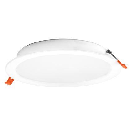 Osram - Set da 6 faretti da incasso LED ESSENTIAL, 18 W, 230 V, 6500 K, Ø 22 cm, bianco