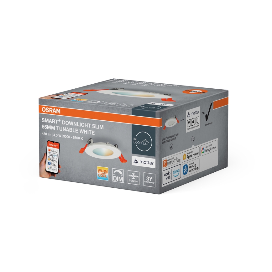 Osram - Downlight LED dimmerabile da incasso SMART+ LED/4,5W/230V 3000-6500K Wi-Fi