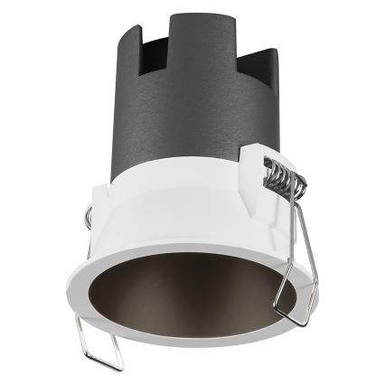 Osram - Faretto da incasso LED SPOT TWIST, 5 W, 230 V, 4000 K, Ø 7 cm, bianco/nero