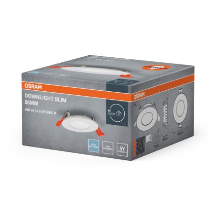 Osram - Faretto da incasso SLIM LED/4,5W/230V 6500K