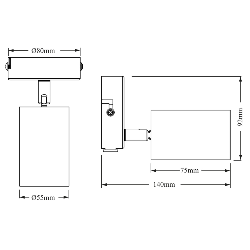 Osram - Faretto ELEMENTAL 1xGU10/6W/230V