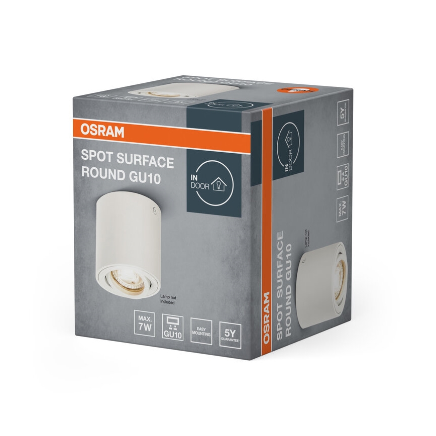 Osram - Faretto SPOT 1xGU10/7W/230V bianco