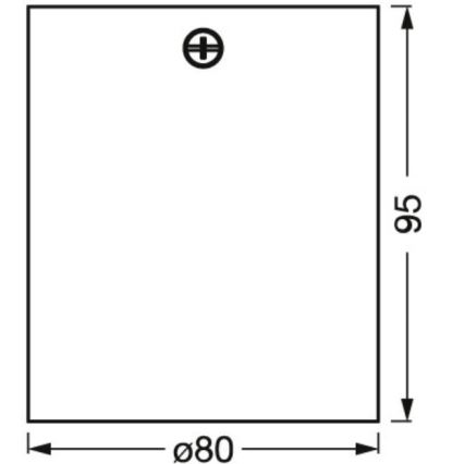 Osram - Faretto SPOT 1xGU10/7W/230V bianco