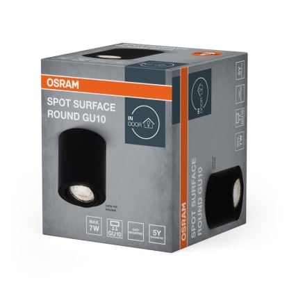 Osram - Faretto SPOT 1xGU10/7W/230V nero