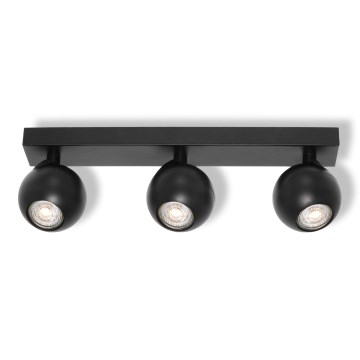 Osram - Faretto SPOT SPHERAL 3xGU10/6W/230V nero