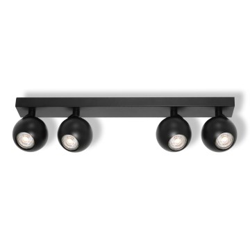 Osram - Faretto SPOT SPHERAL 4xGU10/6W/230V nero