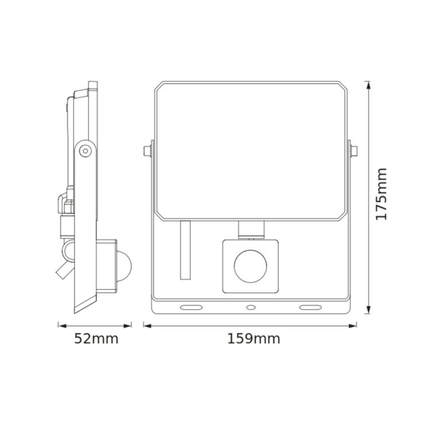 Osram - Faro LED con sensore FLOODLIGHT 30W/230V 4000K IP65