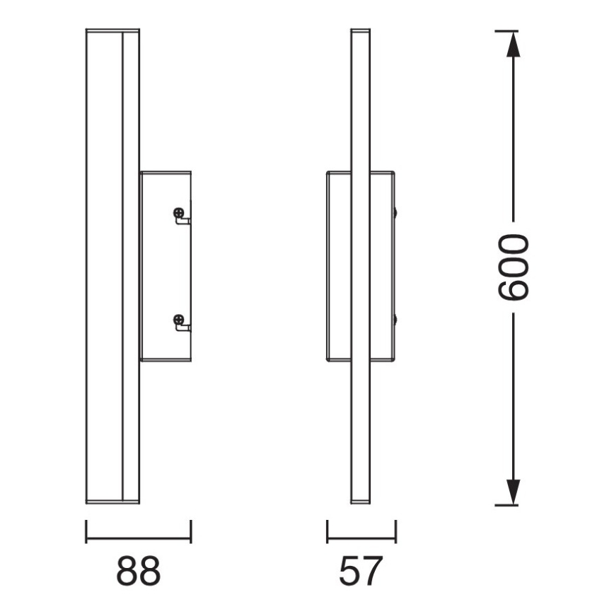 Osram - Illuminazione LED dimmerabile a sfioramento per specchio da bagno ORBIS MIRROR LED/10W/230V 60 cm 3000/4000K IP44 beige