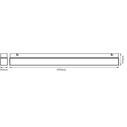 Osram - Illuminazione LED per specchio da bagno SQUARE LED/14W/230V IP44 3000/4000K CRI 90