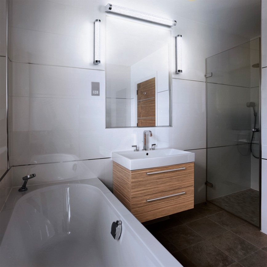 Osram - Illuminazione a LED dimmerabile per specchio da bagno ORBIS TUBE LED/12W/230V 3000/4000K 60 cm IP44 cromo opaco