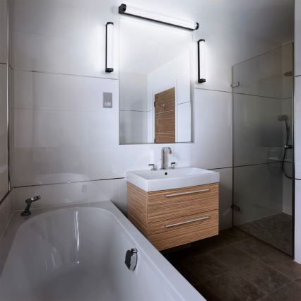 Osram - Illuminazione LED dimmerabile per specchio da bagno ORBIS TUBE LED/12W/230V 3000/4000K 60 cm IP44 nero