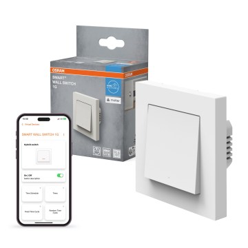 Osram - Interruttore a singolo pulsante SMART+ MATTER 230V Wi-Fi