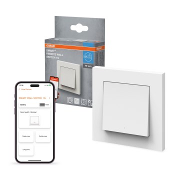 Osram - Interruttore senza fili a tasto singolo SMART+ 5 V Wi‑Fi