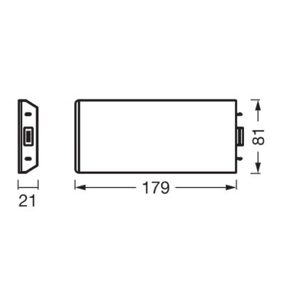 Osram - Kit di estensione per lampada LED sottopensile UNDERCABINET LED/3,85W/36V 3000K 8,1x17,9 cm bianco