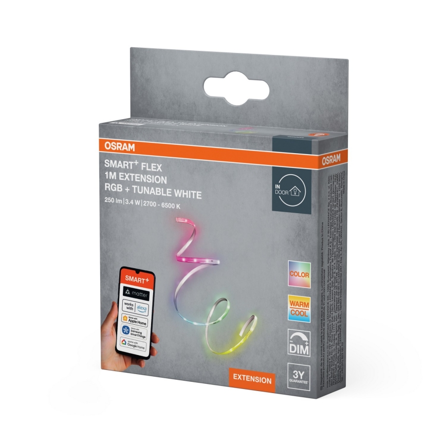 Osram - Kit di estensione per striscia LED RGB+TW dimmerabile SMART+ FLEX 1 m LED/3,4W/24V 2700-6500K Wi-Fi