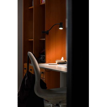 Osram - Lampada a clip CLIP STEP FLEX 1xGU10/5W/230V nera