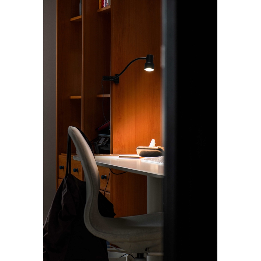 Osram - Lampada a clip CLIP STEP FLEX 1xGU10/5W/230V nera