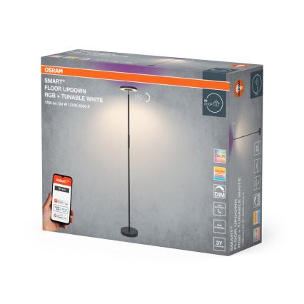 Osram - Lampada da terra SMART+ FLOOR LED RGBW dimmerabile 24W 230V 2700-5000K Wi-Fi