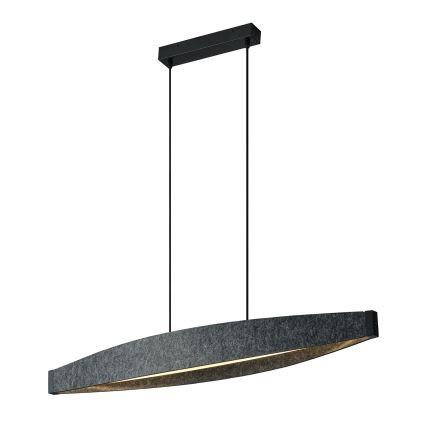 Osram - Lampada a sospensione con cavo DECOR FLAT LED/23W/230V, grigio