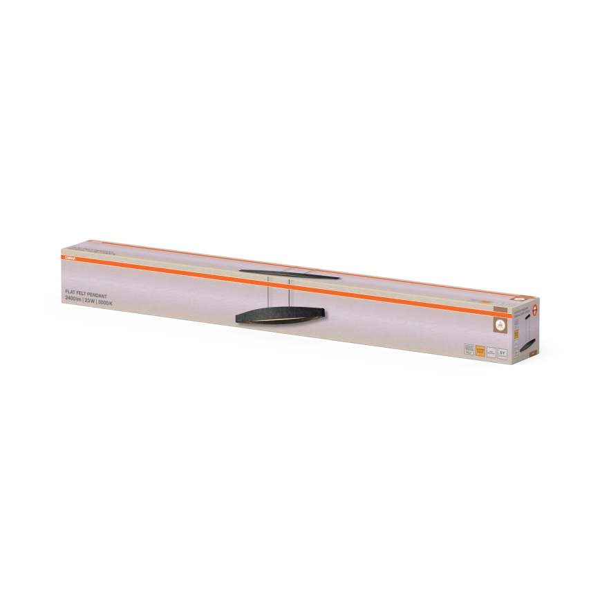 Osram - Lampada a sospensione con cavo DECOR FLAT LED/23W/230V, grigio