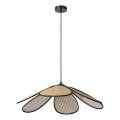 Osram - Lampada a sospensione con cavo DECOR RATTAN 1xE27/15W/230V Ø 69 cm beige/nero