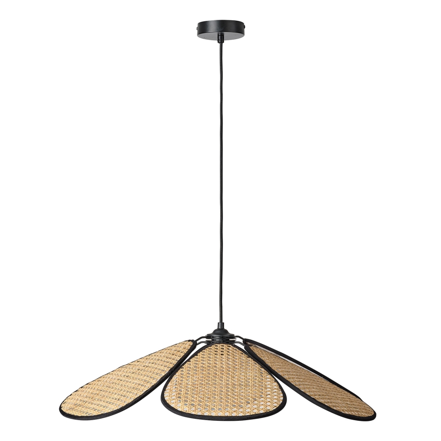 Osram - Lampada a sospensione con cavo DECOR RATTAN 1xE27/15W/230V Ø 69 cm beige/nero
