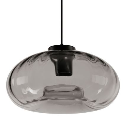 Osram - Lampada a sospensione con cavo DECOR SMOKE 1xE27/12W/230V Ø 28 cm nero/grigio fumé