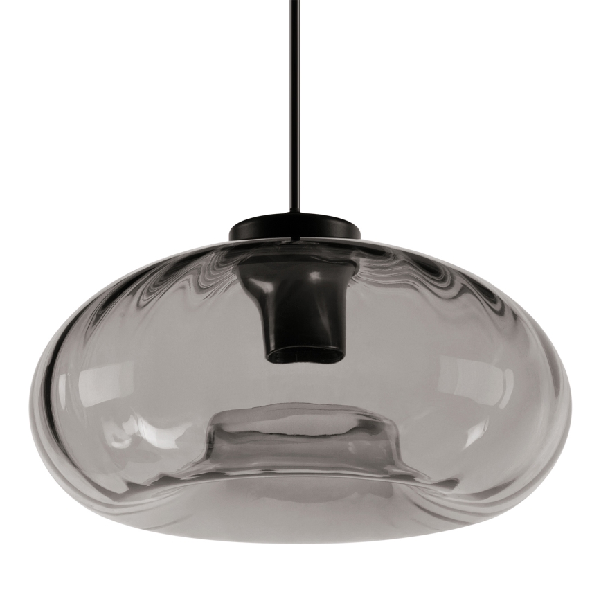 Osram - Lampada a sospensione con cavo DECOR SMOKE 1xE27/12W/230V Ø 28 cm nero/grigio fumé