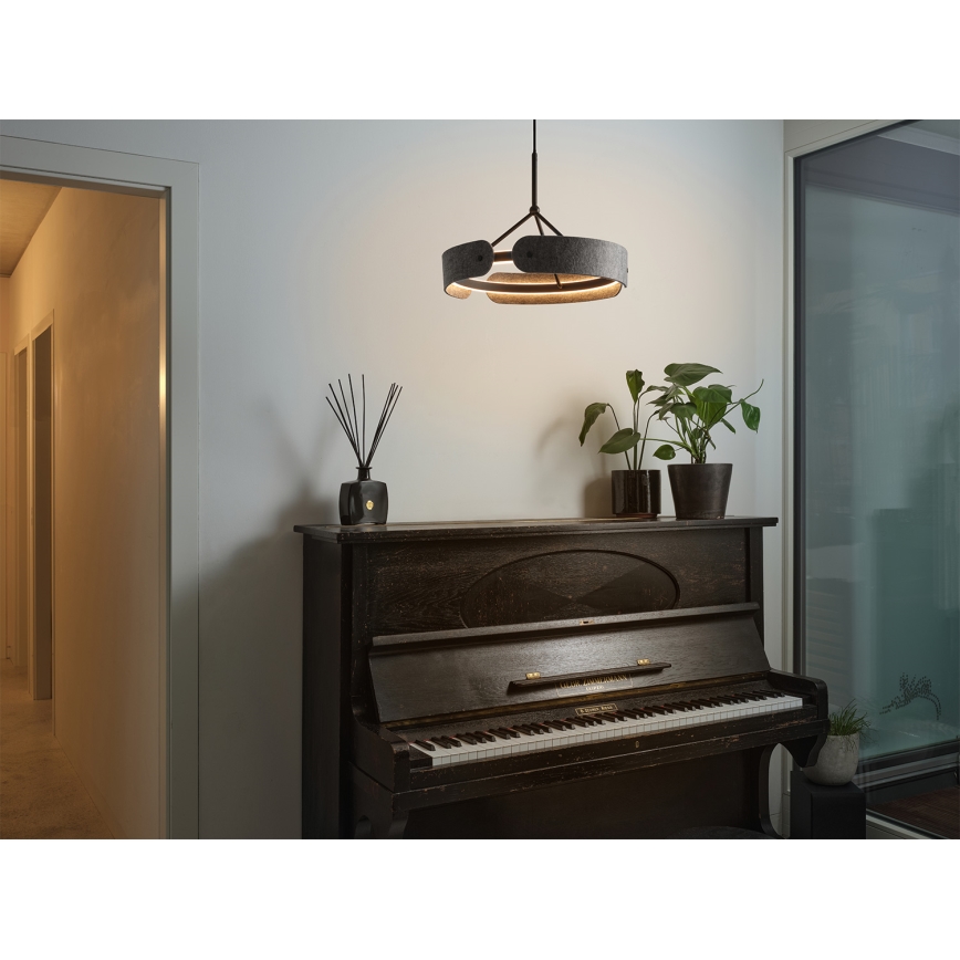 Osram - Lampada a sospensione LED su cavo DECOR CURVE LED/33W/230V grigia