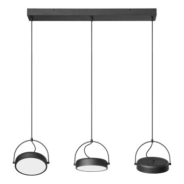 Osram - Lampada a sospensione LED su cavo DECOR PUCK 3xLED/12W/230V CRI 90 nero