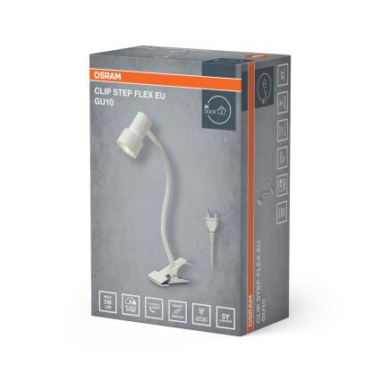 Osram - Lampada con clip CLIP STEP FLEX 1xGU10/5W/230V bianca