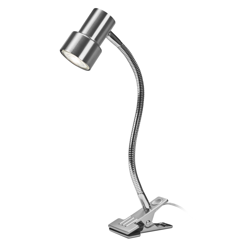 Osram - Lampada con clip CLIP STEP FLEX 1xGU10/5W/230V cromo opaco