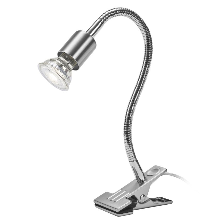 Osram - Lampada con clip CLIP TUBE FLEX 1xGU10/5W/230V cromo opaco