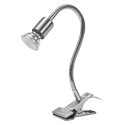 Osram - Lampada con clip CLIP TUBE FLEX 1xGU10/5W/230V cromo opaco