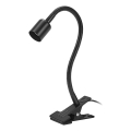 Osram - Lampada con clip CLIP TUBE FLEX 1xGU10/5W/230V nera