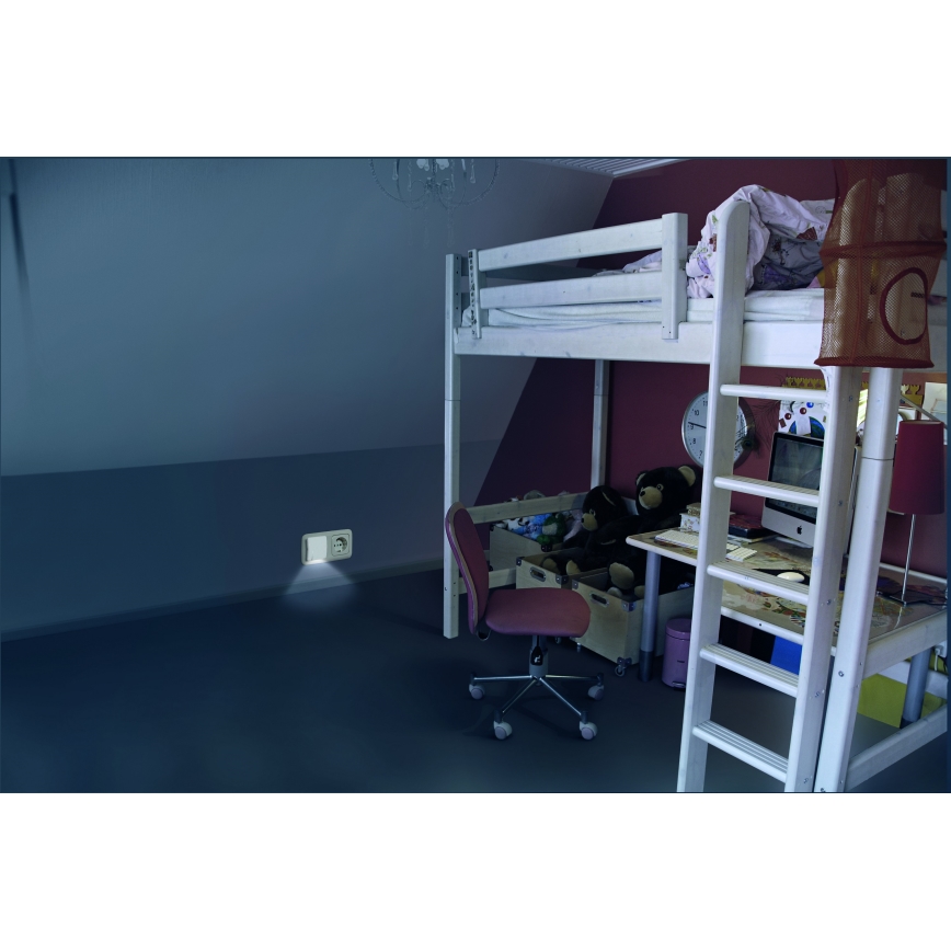 Osram - Lampada da notte LED con sensore LUNETTA LED/0,3W/230V bianco