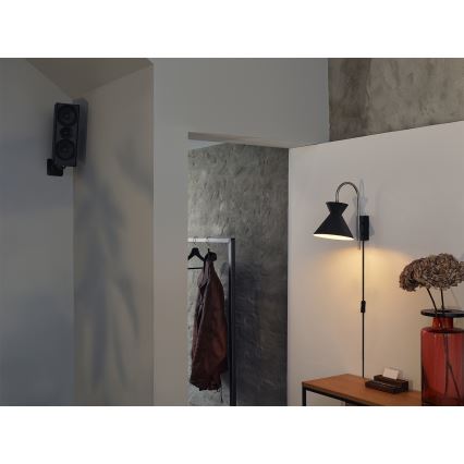 Osram - Lampada da parete DECOR WAIST 1xE27/40W/230V nera