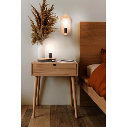 Osram - Lampada da parete DECOR WOOD 1xE27/8W/230V in legno di caucciù
