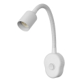 Osram - Lampada da parete flessibile PLUG TUBE FLEX 1xGU10/5W/230V bianca