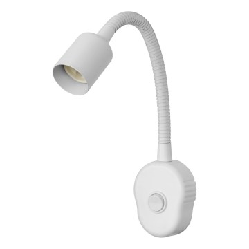 Osram - Lampada da parete flessibile PLUG TUBE FLEX 1xGU10/5W/230V bianca