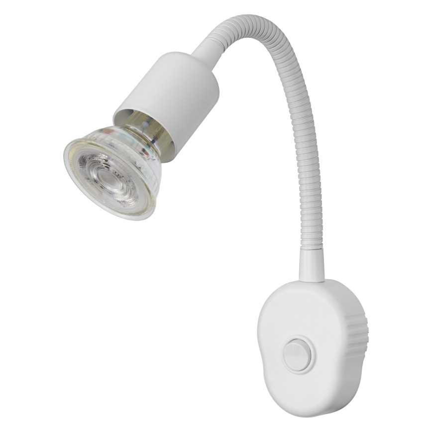 Osram - Lampada da parete flessibile PLUG TUBE FLEX 1xGU10/5W/230V bianca