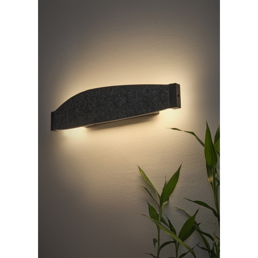 Osram - Lampada da parete LED DECOR FLAT LED/13W/230V grigia